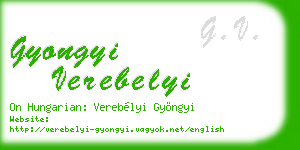 gyongyi verebelyi business card